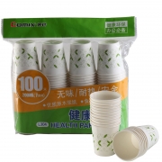 齐心 L304 健康纸杯100个装7安